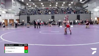 46-50 lbs Cons. Round 2 - Cooper Lundquist, Dragon Wrestling Club vs Elias Crews, PAWS Elite Wrestling