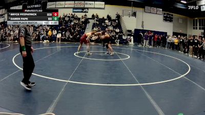 184 lbs 3rd Place Match - Bryce Fitzpatrick, St. Cloud State vs Damen Pape, Northern State