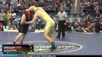 2A 220 lbs 1st Place Match - Joseph Lioret-tutty, Newton-Conover vs Bryan Gordon, West Stokes