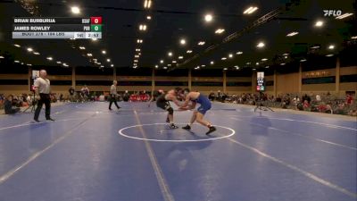 184 lbs C Of 16 #2 - Brian Burburija, Air Force vs James Rowley, Purdue