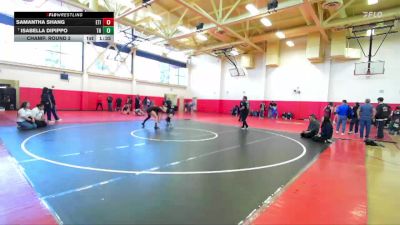 135 lbs Champ. Round 2 - Isabella Dipippo, Trabuco Hills vs Samantha Shang, Etiwanda