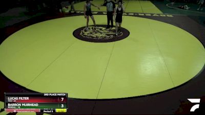 160 lbs Placement (4 Team) - Cowen Bruzek, TCU vs Seth Cossentine, Roseau