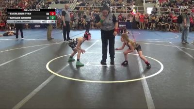 50 lbs Cons. Round 2 - Everleigh Ryan, Greenfield McClain vs Kinslee Greene, Lake Catholic