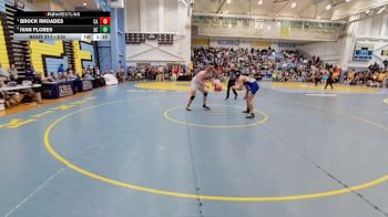 215 lbs Quarterfinal - Brock Rhoades, Caravel Academy vs Ivan Flores, Sussex Central H S