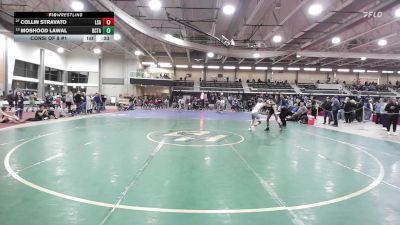 106 lbs Consi Of 8 #1 - Collin Stravato, La Salle Academy vs Moshood Lawal, Davies Career & Tech Academy