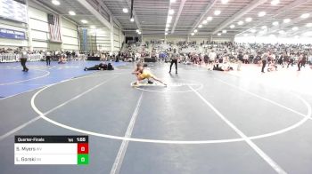 120 lbs Quarterfinal - Stephen Myers, WV vs Luke Gorski, OH