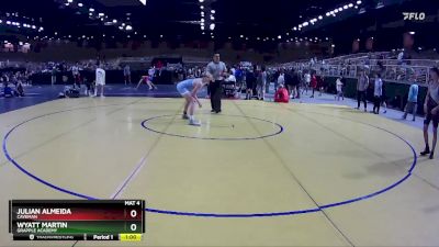 136 lbs Cons. Semi - Julian Almeida, Caveman vs Wyatt Martin, Grapple Academy