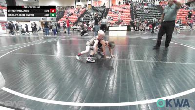 58 lbs Semifinal - Bryer Williams, Locust Grove Youth Wrestling vs Hadley-Glen Smith, Anno Wrestling