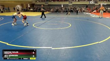 70 lbs Placement (4 Team) - Jett Henriksen, Adrian vs Weston Taylor, Wabasso