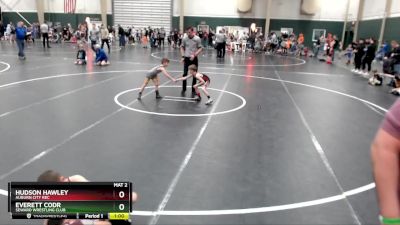 46 lbs Champ. Round 1 - Everett Codr, Seward Wrestling Club vs Hudson Hawley, Auburn City Rec