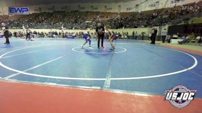 100 lbs Round Of 16 - Beckett Newman, Enid Youth Wrestling Club vs Ryder Gomez, Pittsburg Wrestling Club