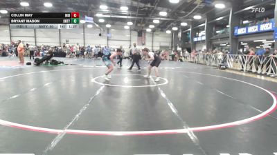 182 lbs Rr Rnd 2 - Collin May, Indiana Outlaws Blue - HSB vs Bryant Mason, Smittys Barn - HSB