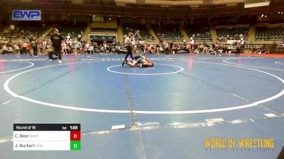 95 lbs Round Of 16 - Cohen Reer, Westshore Wrestling Club vs Jericho Burkart, Coweta Tiger Wrestling