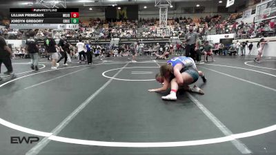 180 lbs Rr Rnd 2 - Lillian Primeaux, Mojo Grappling Academy vs Jordyn Gregory, Choctaw Ironman