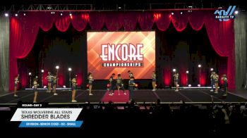 Texas Wolverine All Stars - Shredder Blades [2023 L3 Senior Coed - D2 - Small Day 2] 2023 Encore Grand Nationals