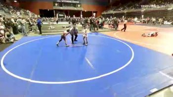 58 lbs Round Of 16 - Karter Wright, Punisher Wrestling vs Hadley Tillman, High Plains Thunder