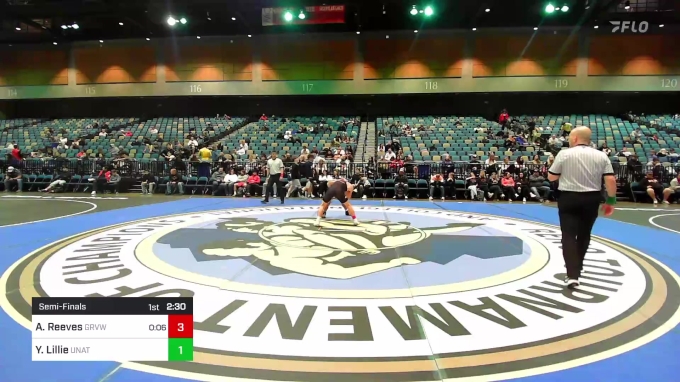 125 lbs Semifinal - Aden Reeves, Grand View vs Yusief Lillie, UNATT ...