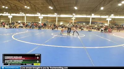 49A Cons. Semi - Connor Barajas, Mountain Man Wrestling Club vs Sawyer Wemhoff, St. Maries Wrestling Club