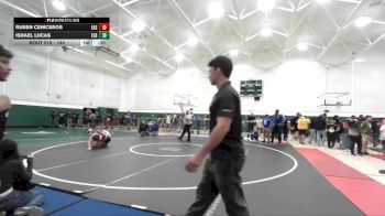 144 lbs Cons. Round 3 - Ruben Ceniceros, Eastside vs Israel Lucas, El Rancho