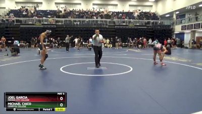 149 lbs Cons. Round 6 - Michael Caico, Cerritos College vs Joel Garcia, Fresno City College