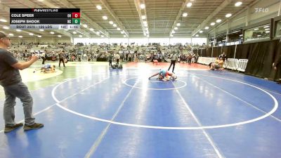 126 lbs Round Of 32 - Cole Speer, OH vs Joseph Shook, NC