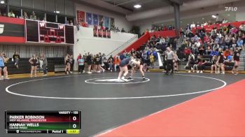 155 lbs 7th Place Match - Parker Robinson, West Delaware, Manchester vs Hannah Wells, Colfax-Mingo