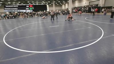 165 lbs Champ. Rd Of 16 - Brendan Bentz, Club Madison Wrestling vs Keagan Alvarez, Big Game Wrestling Club