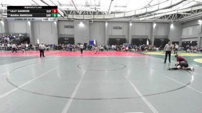 126 lbs Consi Of 16 #2 - Indigo Kimball, Nonnewaug vs Lily Langlois, Stafford