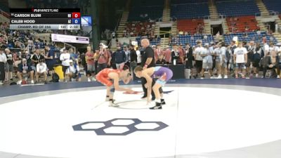 126 lbs Champ. Rd Of 256 - Carson Blum, Michigan vs Caleb Hood, Arizona