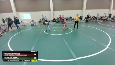 77-83 lbs Round 5 - Mira Hernandez, Ohana Northeast Wrestling Academy vs Ryan Salazar, High Ground Wrestling