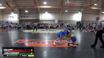 140 lbs 3rd Place Match - Rita Carey, BROOKVILLE vs Janelle Donahue, CLERMONT NORTHEASTERN