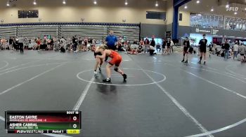100 lbs Round 5 (8 Team) - Easton Sayre, Riverheads MS Wrestling vs Asher Cabral, Mat Assassins Red
