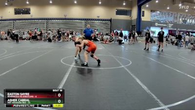 100 lbs Round 5 (8 Team) - Easton Sayre, Riverheads MS Wrestling vs Asher Cabral, Mat Assassins Red