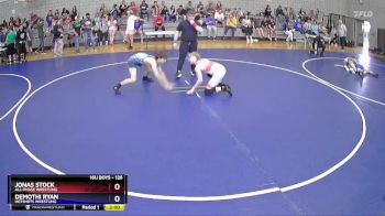 126 lbs Champ. Round 1 - Jonas Stock, All-Phase Wrestling vs Demothi Ryan, HotShots Wrestling