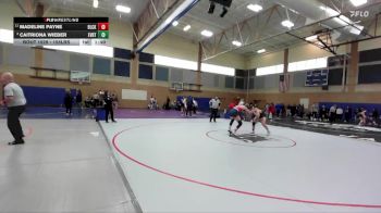 155lbs Quarterfinal - Caitriona Wieber, Everett (Girls) vs Madeline Payne, Black Hills (Girls)