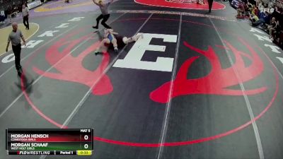 Cons. Round 1 - Morgan Schaaf, West Holt Girls vs Morgan Hensch, Conestoga Girls