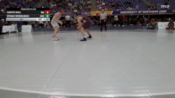 197 lbs Round 1 (16 Team) - Hadyn Ball, Wabash vs Ethan Winkelman, Augsburg