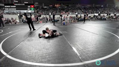 43 lbs Consi Of 8 #1 - Rowdy Ward, Lexington Wrestling Club vs Yori Jackson, Shelton Wrestling Academy