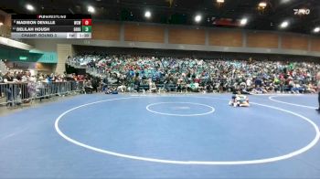 120 lbs Champ. Round 3 - Delilah Housh, Gregori vs Madison DeValle, Will C. Wood