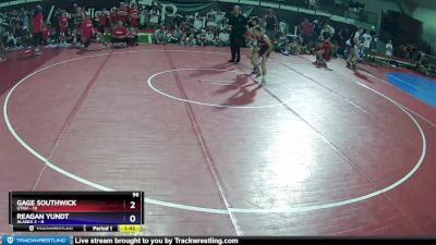 96 lbs Round 1 (8 Team) - Gage Southwick, Utah vs Reagan Yundt, Alaska 2