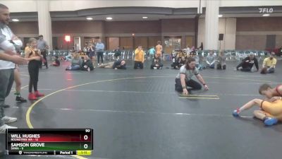 90 lbs Finals (8 Team) - Will Hughes, Roundtree WA vs Samson Grove, SHWA