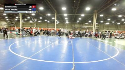 170 lbs Rr Rnd 4 - Sadie Nadeau, Lebanon Die Hard Wrestling - GHSE vs Bryce Snyder, South Hills Wrestling Academy - GHSE