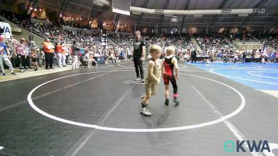 46 lbs Consi Of 16 #2 - Knox Taylor, Clinton Youth Wrestling vs Achilles Davie, Salina Wrestling Club