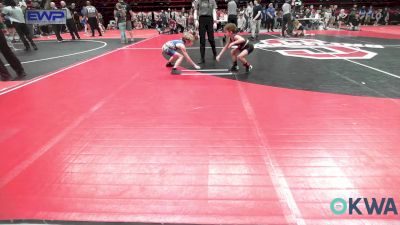 52 lbs Quarterfinal - Dwight Gammill, Raw Wrestling Club vs Aidan Garland, Berryhill Wrestling Club