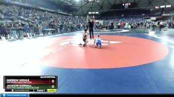 82 lbs Quarterfinal - Andrew Wiehle, Mat Demon Wrestling Club vs Jackson Darnall, Deer Park Ironman Wrestling Club