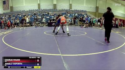 160 lbs Round 3 - Charlie Maiani, OH vs Angelo Goforth, MI