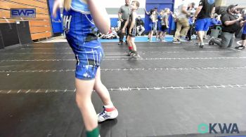 43 lbs Consolation - Slader Gibson, Team Guthrie Wrestling vs Sadie Beavers, Harrah Little League Wrestling