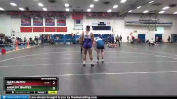 174 lbs Quarterfinal - Alex Lozano, Loras vs Andrew Shaffer, Dubuque