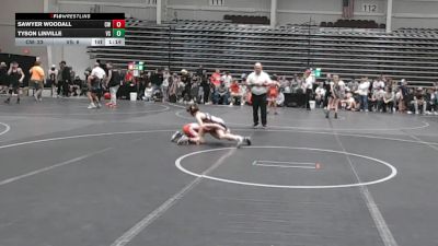 68 lbs Round 2 (8 Team) - Sawyer Woodall, Crossroads Wrestling vs Tyson Linville, Virginia Slaughterhouse