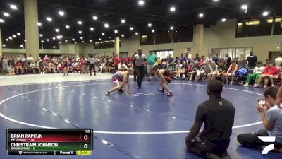 150 lbs Round 2 (6 Team) - Brian Papcun, MF Dynasty vs Christrain Johnson, Gator Dawgs